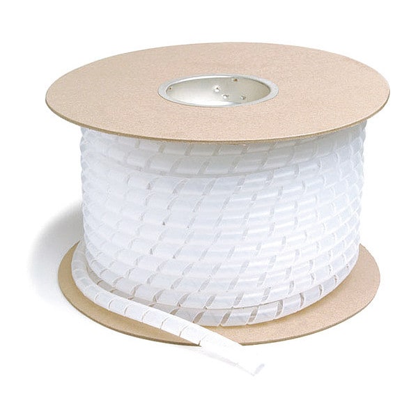 Spiral Wrap, Clear, 1/2", 100 ft.