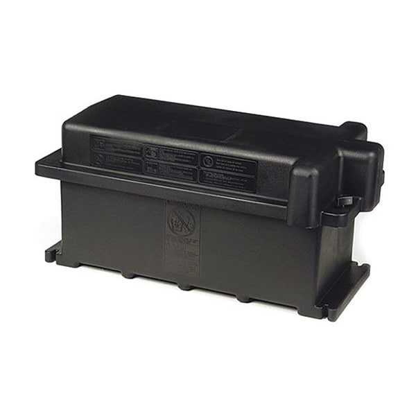 Battery Box, 6V Dual, Gc2, 4D, Black