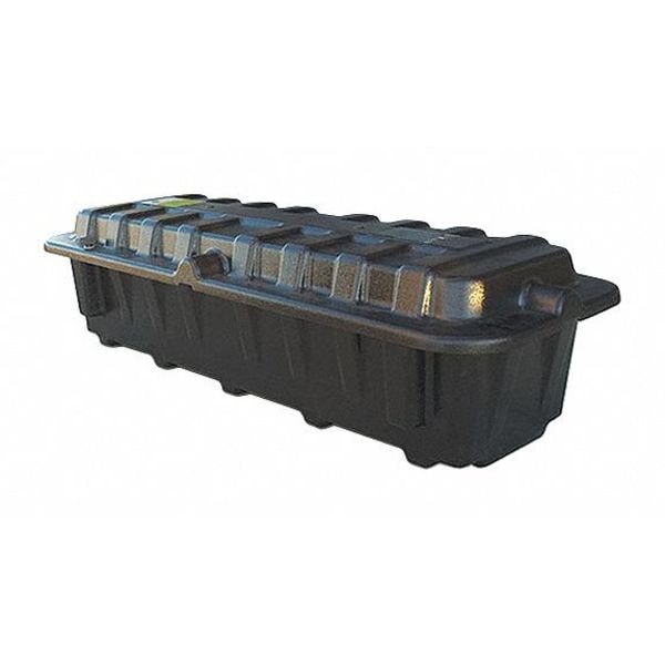 Battery Box, 8D Dual, End-End, Black