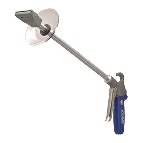 Safety Air Gun, 37 CFM, 12" Ext, Shield, Air Gun Body Style: Ergonomic