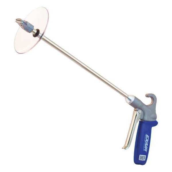 Safety Air Gun, 17.5 CFM, 12" Ext, Shield