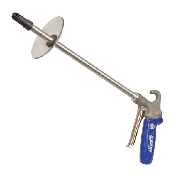 Safety Air Gun, 14 CFM, 18" Ext, Shield, Air Gun Body Style: Ergonomic