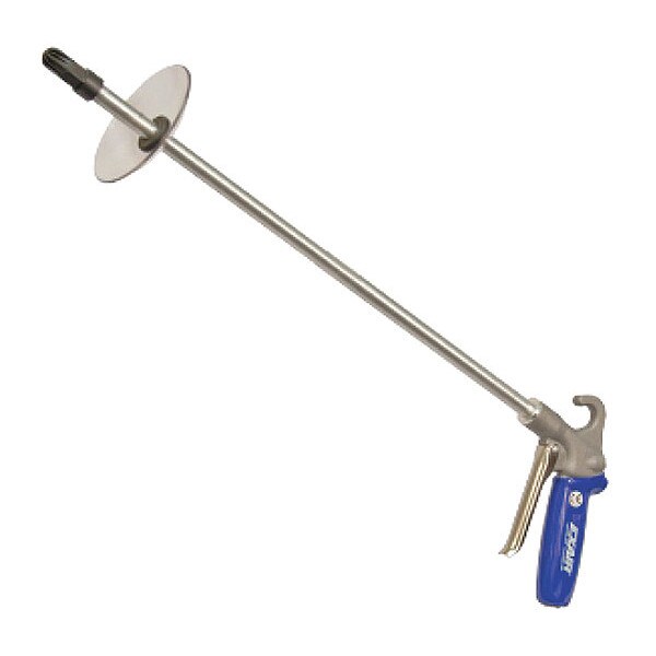 Safety Air Gun, 14 CFM, 24" Ext, Shield, Body Material: Cast Aluminum