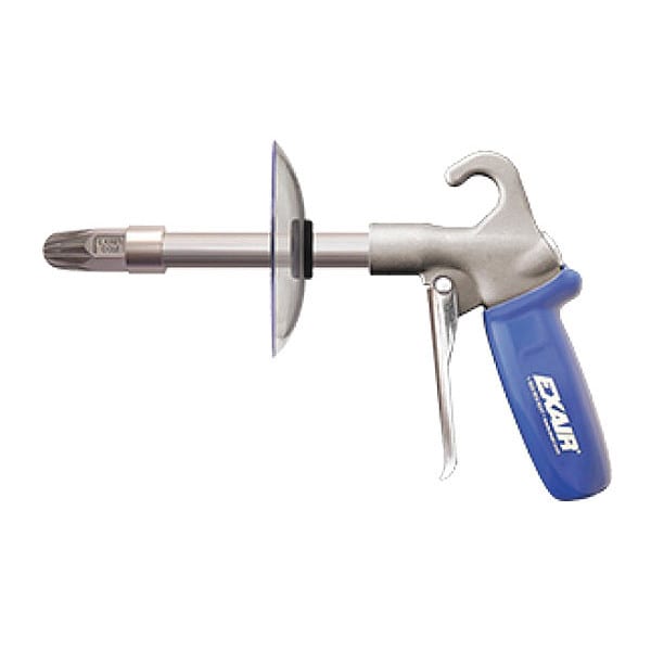 Safety Air Gun, 14 CFM, 6" Ext, Shield, Air Gun Body Style: Ergonomic