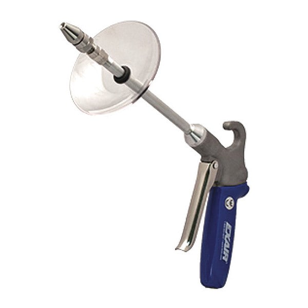 Safety Air Gun, 13 CFM, 6" Ext, Shield, Air Gun Body Style: Ergonomic