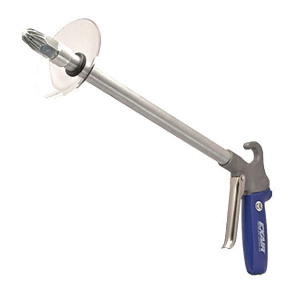 Safety Air Gun, 35 CFM, 60" Ext, Shield, Application: Industrial