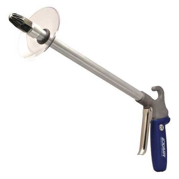 Safety Air Gun, 35 CFM, 60" Ext, Shield, Air Gun Body Style: Ergonomic