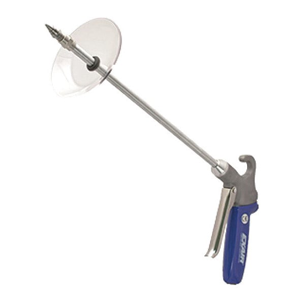 Safety Air Gun, 13 CFM, 72" Ext, Shield, Outlet Size: 1/8" NPT