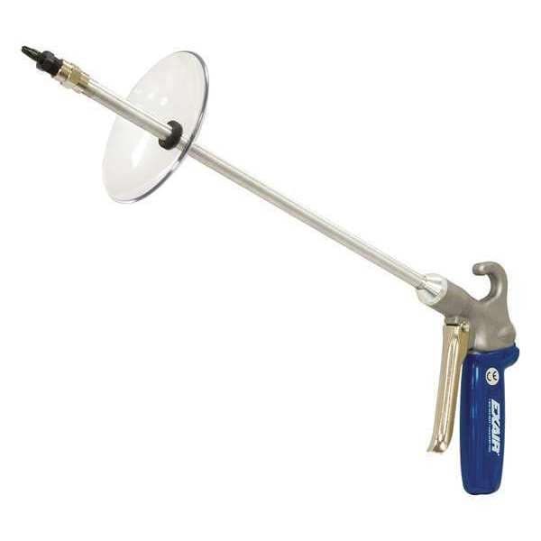Safety Air Gun, 8.3 CFM, 12" Ext, Shield, Air Gun Body Style: Ergonomic