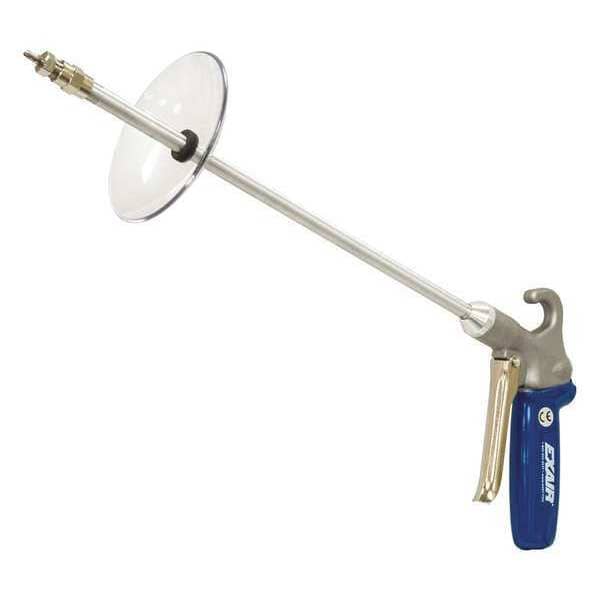 Safety Air Gun, 8.3 CFM, 12" Ext, Shield, Body Material: Cast Aluminum