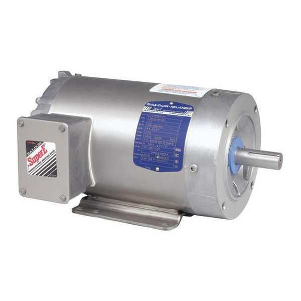 Three-Phase Washdown Motor, 1 hp HP, 56C Frame, 230/460V AC Voltage, 1,770 RPM Nameplate RPM
