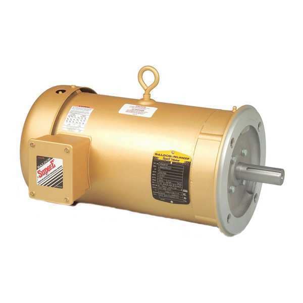 Three-Phase AC Induction Motor, 3 HP, 145TC Frame, 230V AC, 460V AC Voltage, 1,760 Nameplate RPM