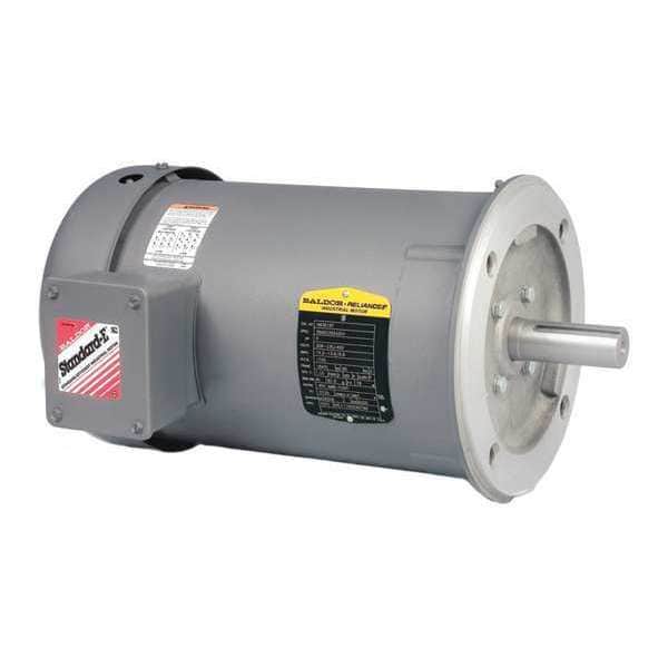 Three-Phase AC Induction Motor, 1/2 HP, 56C Frame, 575V AC Voltage, 1,725 Nameplate RPM
