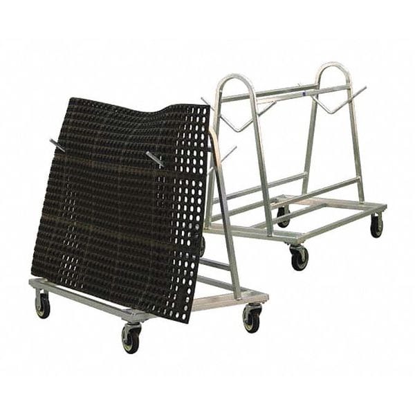 Cart, Mobile Mat, Double-Sided, Aluminum, Aluminum, 500 lb Load Capacity, 41-1/2" L, 27-1/2" W, 40" H