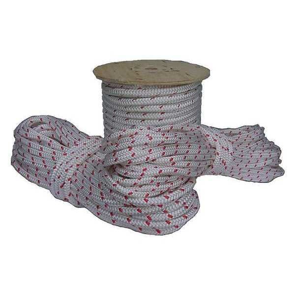 Climbing Line, White/Red, 12 Strand