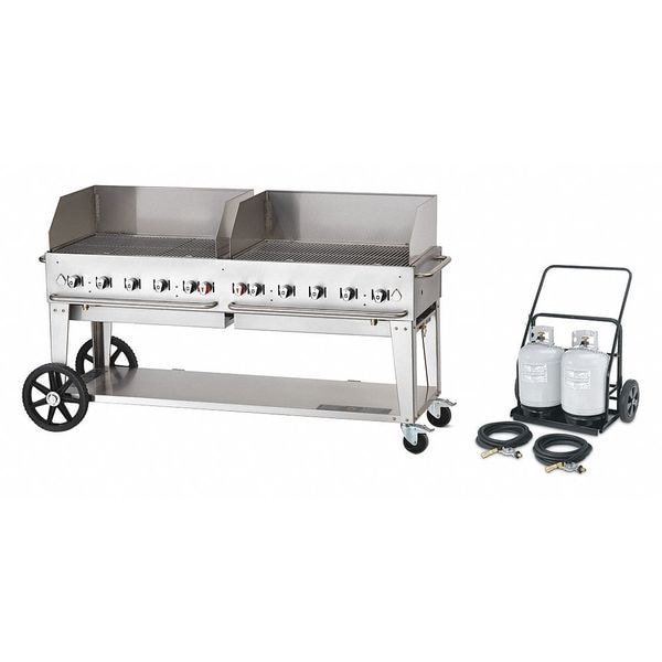 Cart Grill Wind Guard Package, LP, 72"
