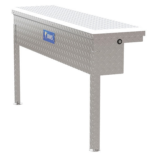 48" Low Profile Side Mount Truck Tool Box, Aluminum