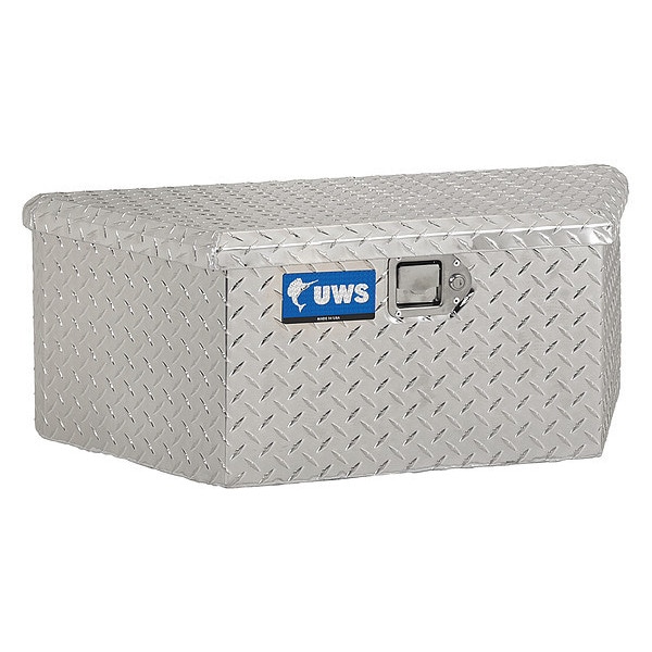 34" Low Profile Trailer Tongue Truck Box, Aluminum