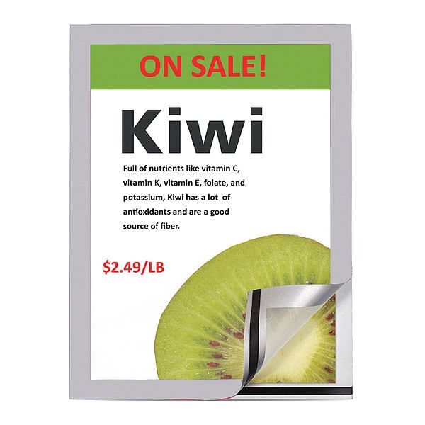 Magneto Magnetic Picture Frame, Slvr, PK2