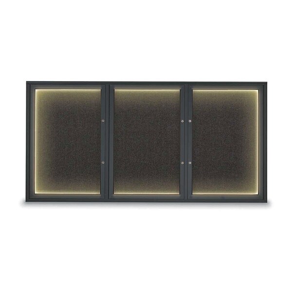 Corkboard, Black/Black, 72"x36"