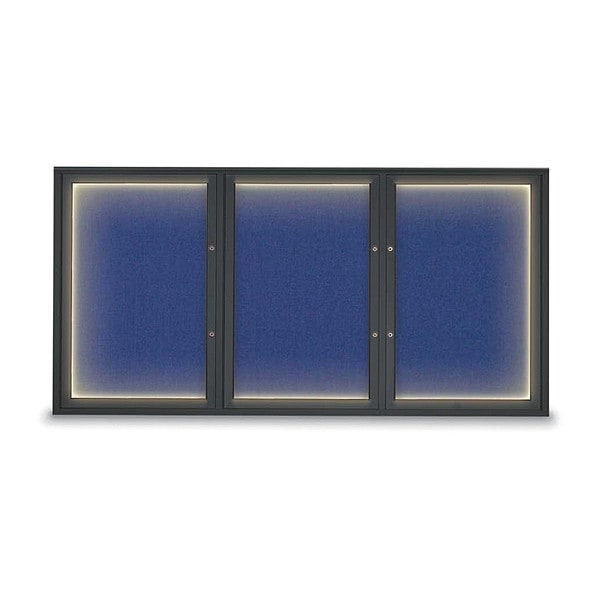 Corkboard, Cobalt Accent/Black, 72"x36"