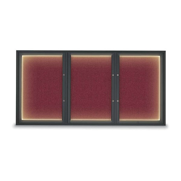 Corkboard, Deep Burgundy/Black, 72"x36"