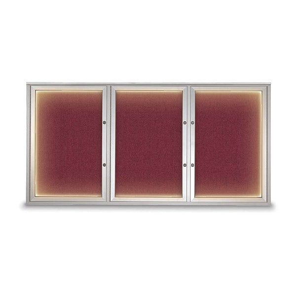 Corkboard, Deep Burgundy/Satin, 72"x36"