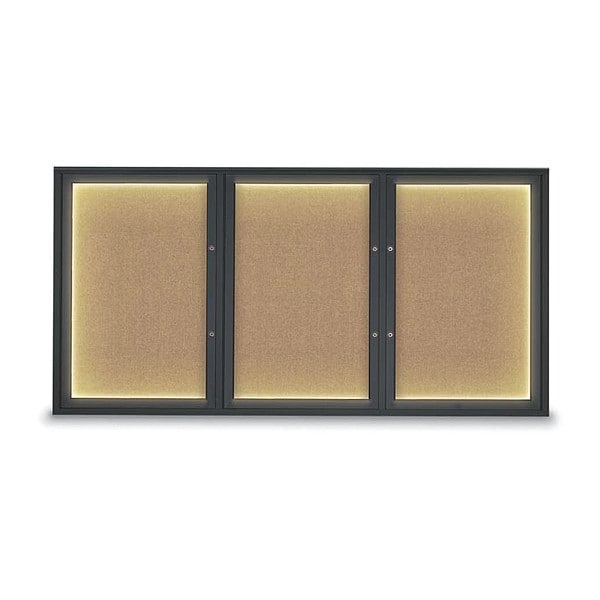 Corkboard, Buff/Black, 72"x36"