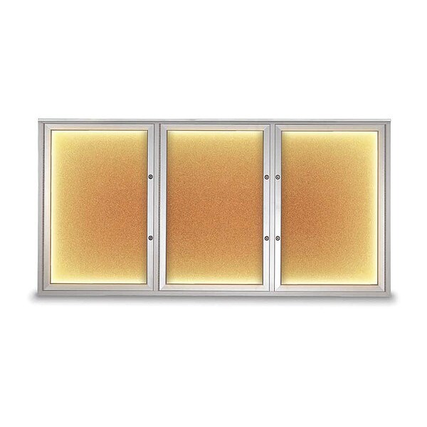 Corkboard, Cork/Satin, 72"x36"