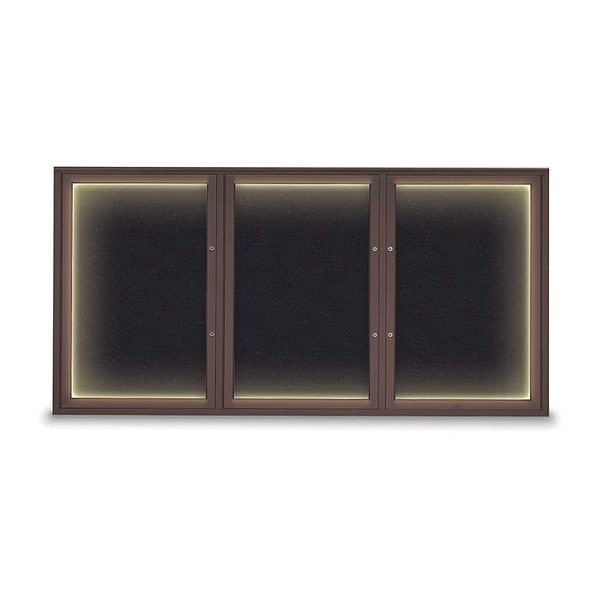 Corkboard, Rubber/Bronze, 72"x36"