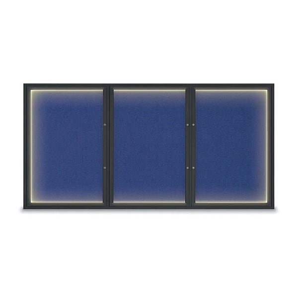 Corkboard, Cobalt Accent/Black, 96"x48"