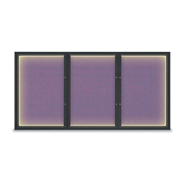Corkboard, Amethyst/Black, 96"x48"