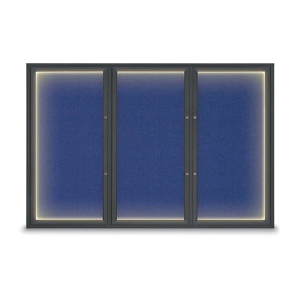 Corkboard, Cobalt Accent/Black, 72"x48"