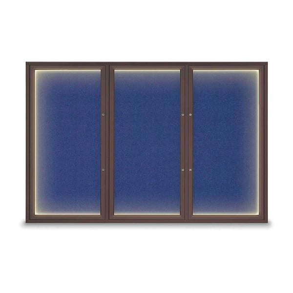 Corkboard, Cobalt Accent/Bronze, 72"x48"