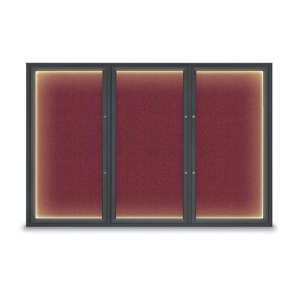 Corkboard, Deep Burgundy/Black, 72"x48"