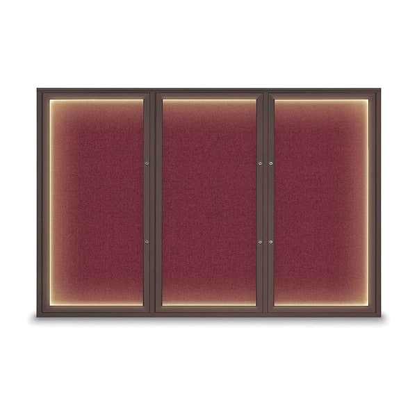 Corkboard, Deep Burgundy/Bronze, 72"x48"