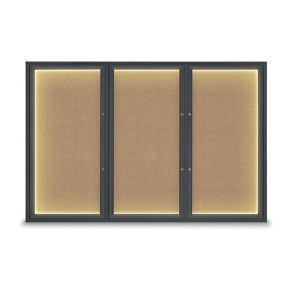 Corkboard, Buff/Black, 72"x48"