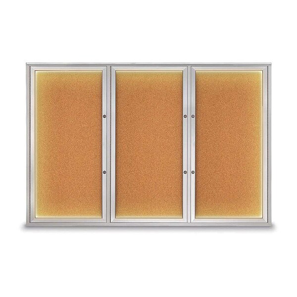 Corkboard, Cork/Satin, 72"x48"