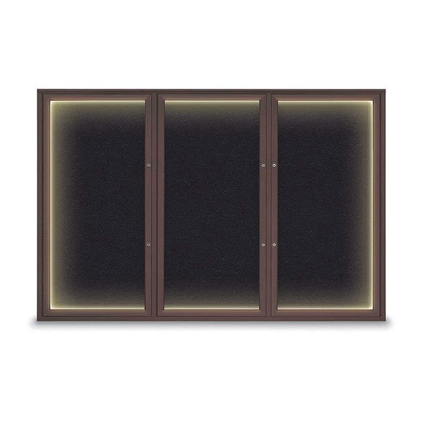 Corkboard, Rubber/Bronze, 72"x48"