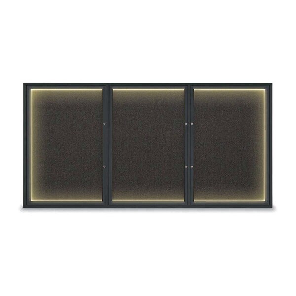 Corkboard, Black/Black, 96"x48"