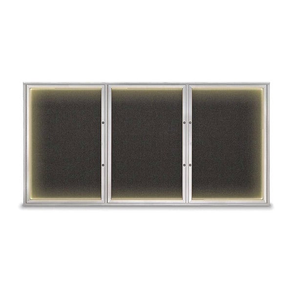 Corkboard, Black/Satin, 96"x48"