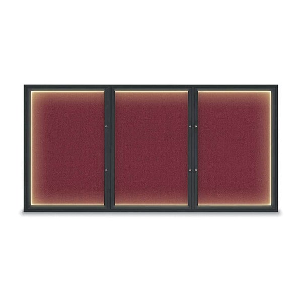 Corkboard, Deep Burgundy/Black, 96"x48"