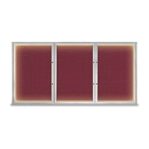 Corkboard, Deep Burgundy/Satin, 96"x48"