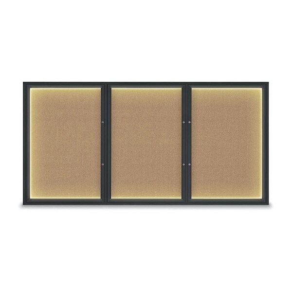 Corkboard, Buff/Black, 96"x48"