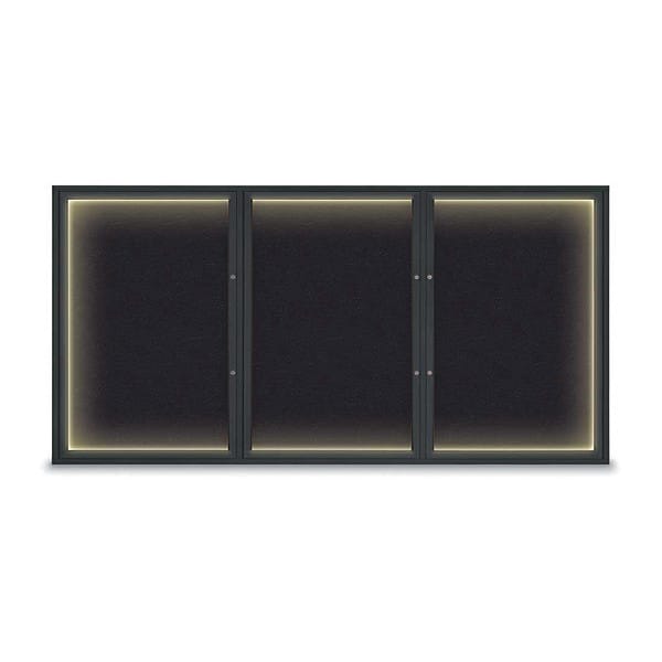 Corkboard, Rubber/Black, 96"x48"