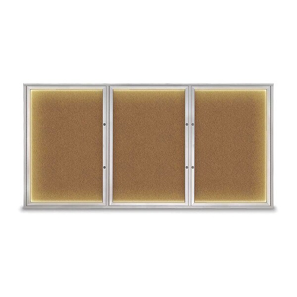Corkboard, Synthetic Cork/Satin, 96"x48"