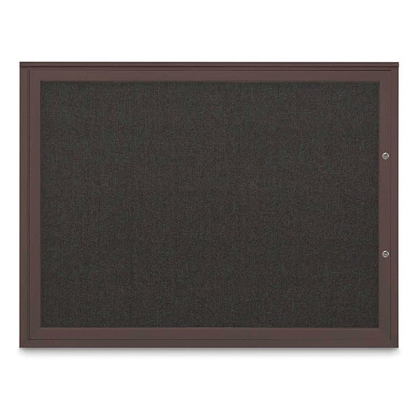 Corkboard, Black/Bronze, 48"x36"