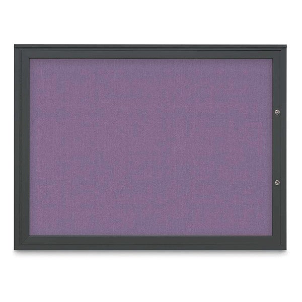 Corkboard, Amethyst/Black, 48"x36"