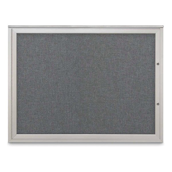 Corkboard, Medium Grey/Satin, 48"x36"