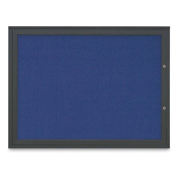 Corkboard, Cobalt Accent/Black, 48"x36"